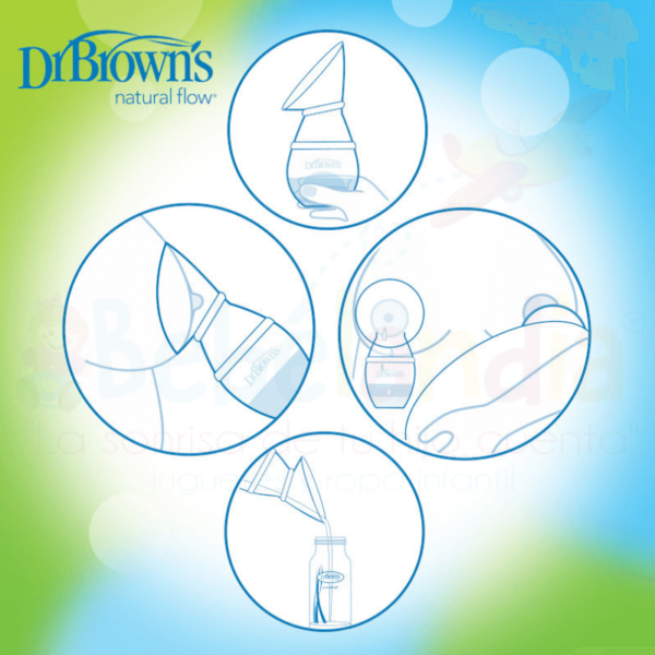 Extractor de leche de silicona Dr. Brown's - Imagen 3