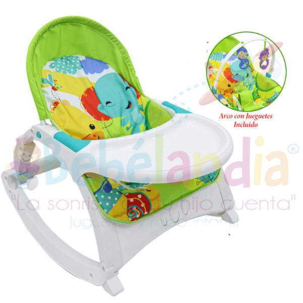 Silla Mecedora Vibradora 3 en 1