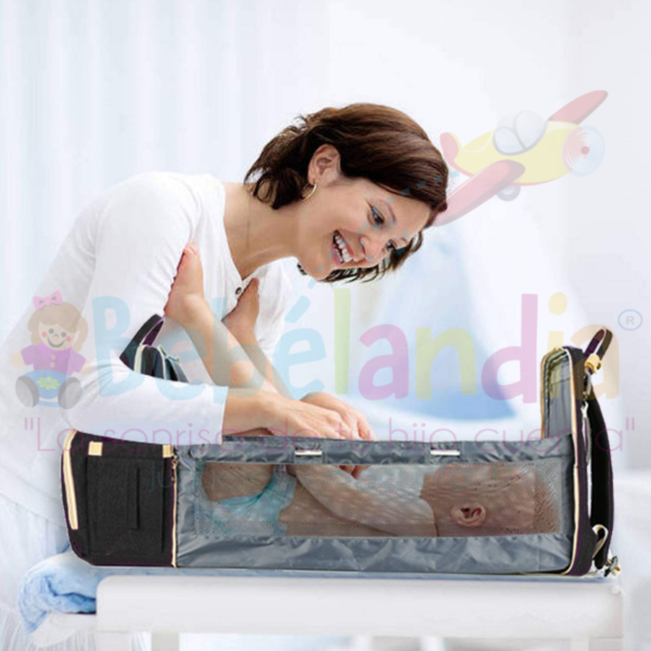 Pañalera Mochila con cambiador plegable - Imagen 2