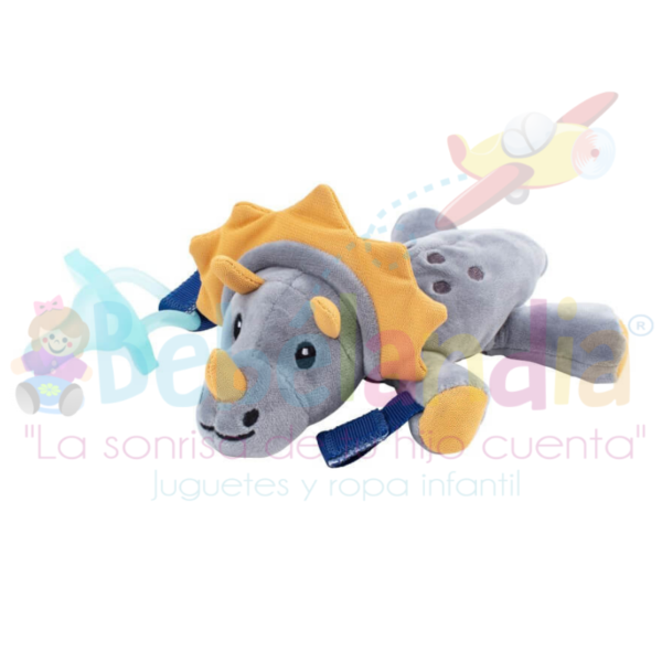 Chupete de Triceratops Dinosaurio