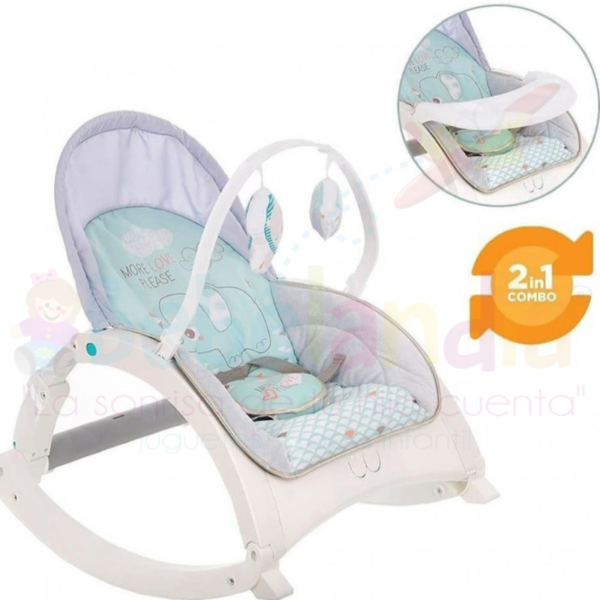 Silla Mecedora Vibradora 2 en 1