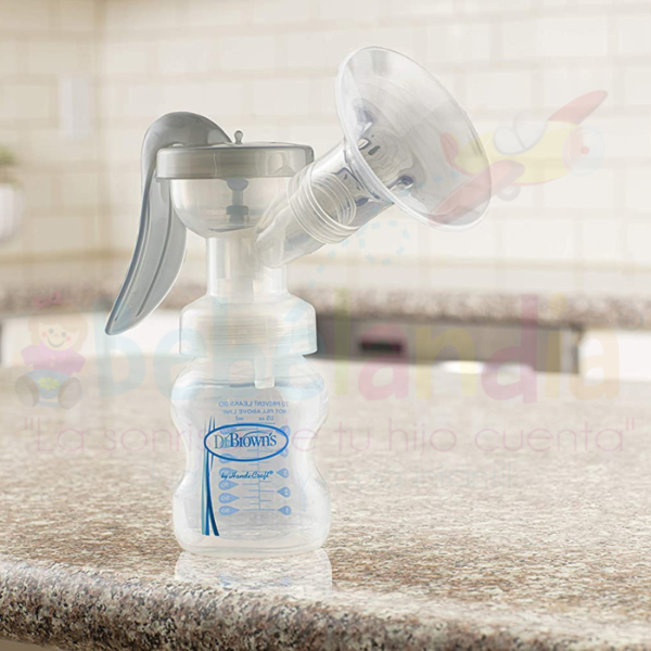 Extractor de leche manual con escudo de silicona suave - Imagen 2