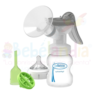 Extractor de leche manual con escudo de silicona suave