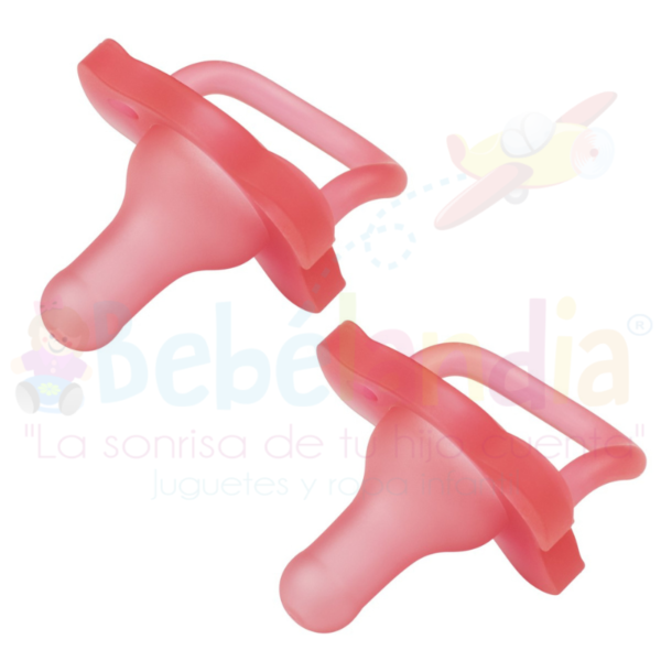 Pepe de silicon UNA PIEZA Rosado 2 pack