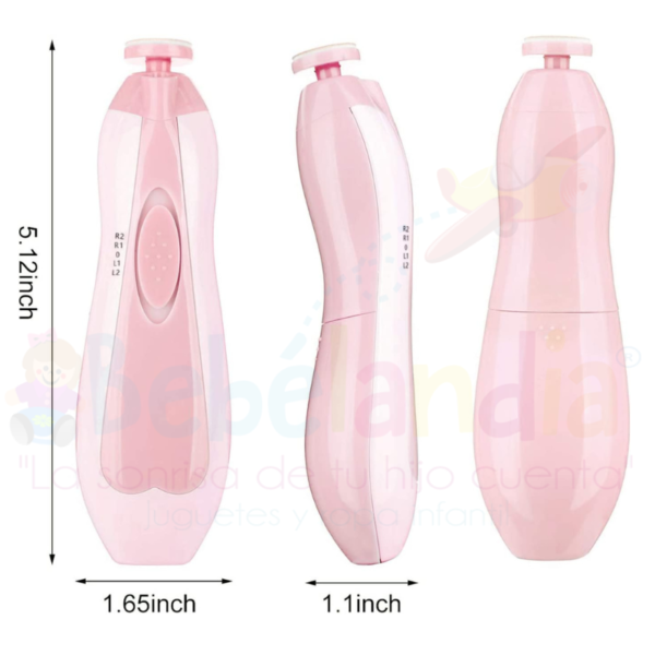 Lima de uñas eléctrica para bebé y mamá - Imagen 2