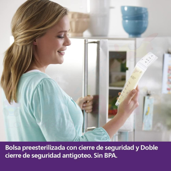 Bolsas de almacenamiento de leche Avent - Imagen 5