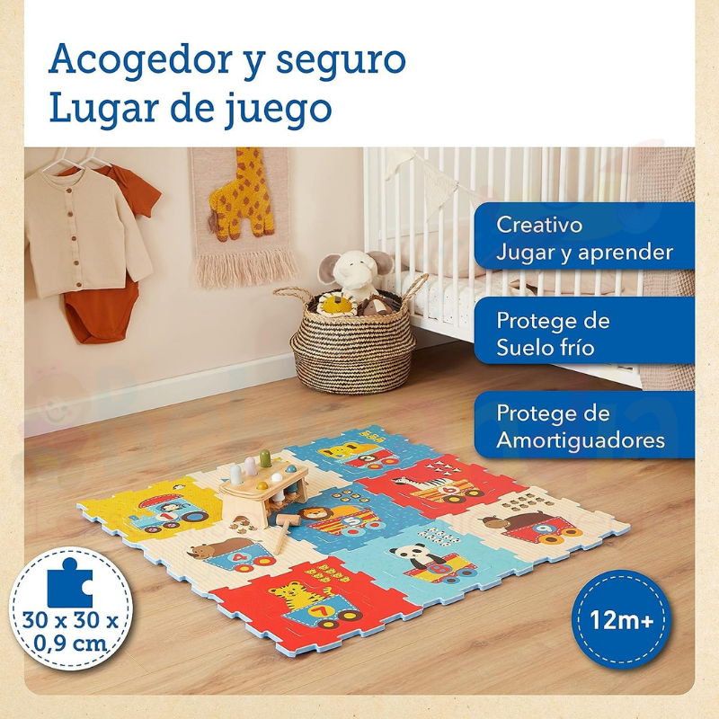 Bebélandia El Salvador - Alfombra de Foami 26 piezas de alfombra para Bebes  con el alfabeto, son muy útiles en el momento que tu Bebé empiece a gatear  y a la vez