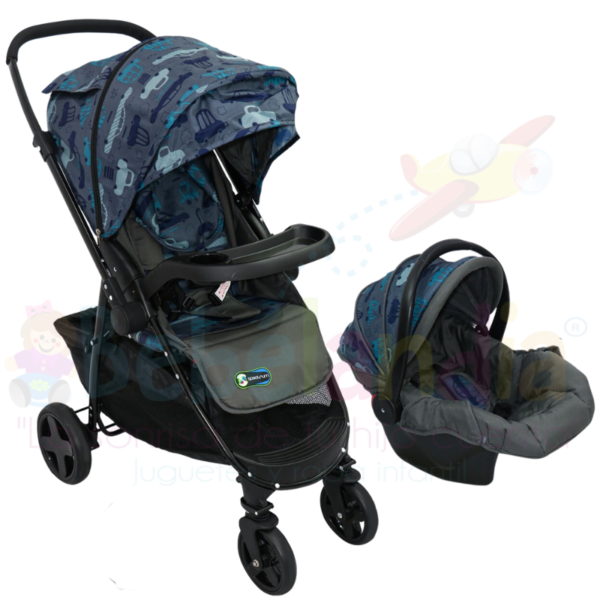 Coche Reversible con Portabebé
