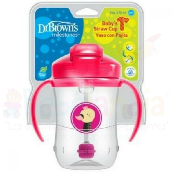 Vaso de entramiento con Pajilla 9 onz - Imagen 3