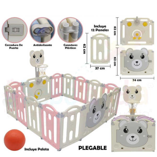 Corral Plegable de plastico