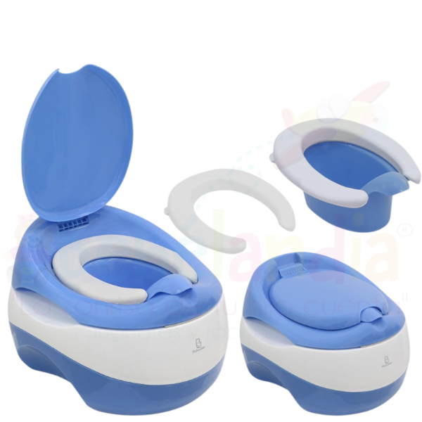 Asiento de entrenamiento de baño 3 en 1 con reductor