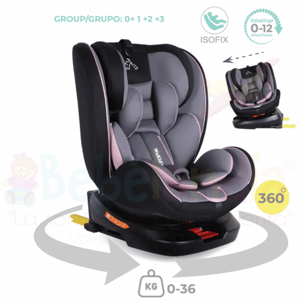 Silla de carro 360 ISOFIX