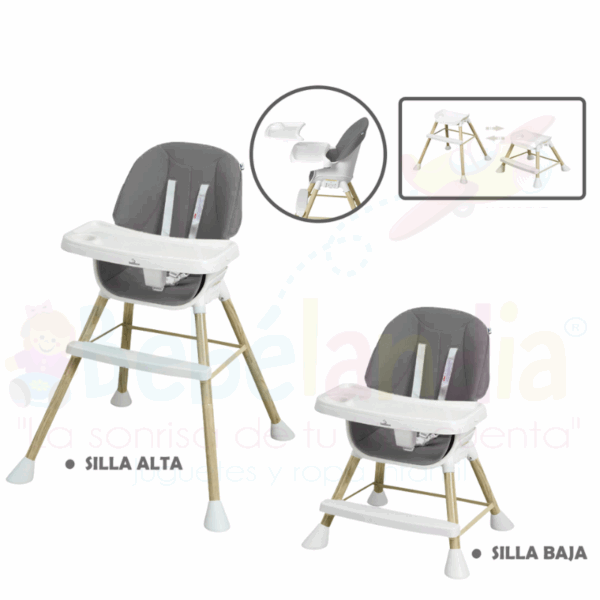 Silla de comer 4 en 1