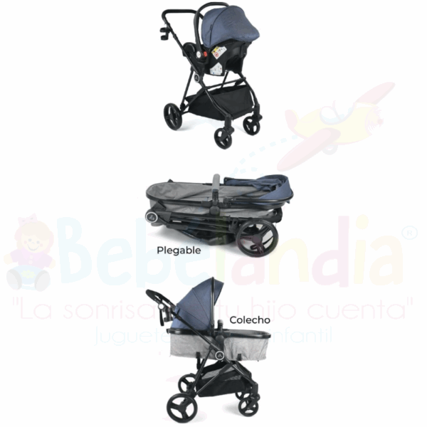 Coche Moises con Portabebe - Imagen 2