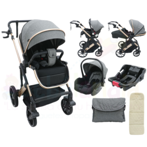 Coche Moises con Portabebe ALASKA