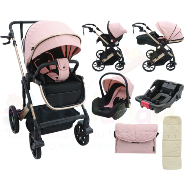 Coche Moises con Portabebe ALASKA