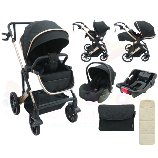 Coche Moises con Portabebe ALASKA