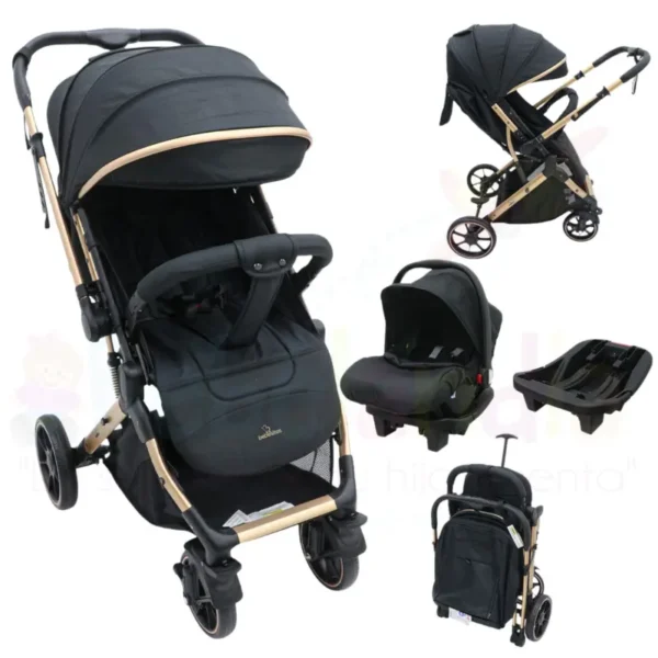 Coche con Portabebe Reversible