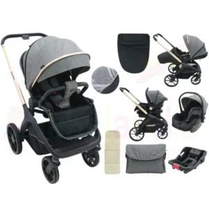 Coche con Portabebe Reversible
